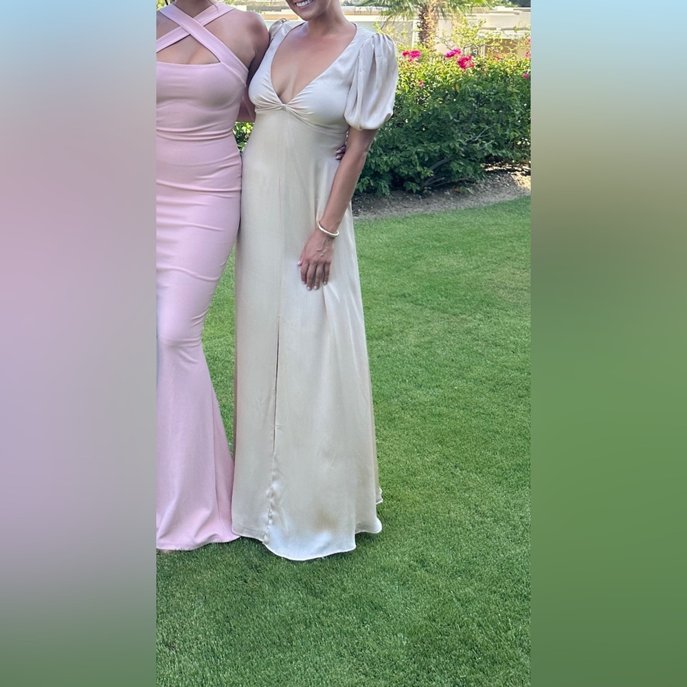 Sachin + Babi Cream Maxi Dress